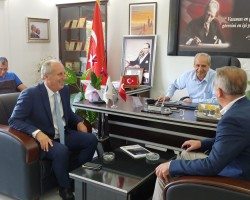 Başkanla Fotoğraflar